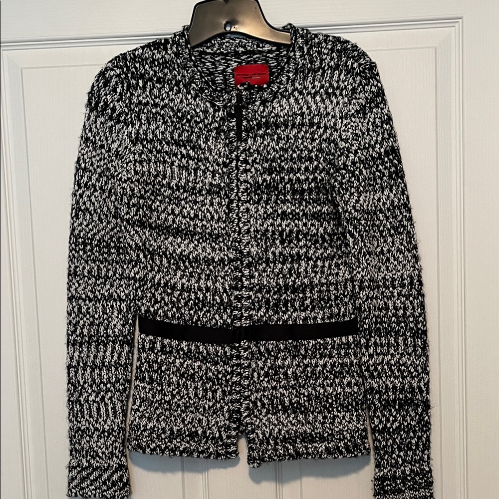 Narciso Rodriguez Monochrome Knit Cardigan